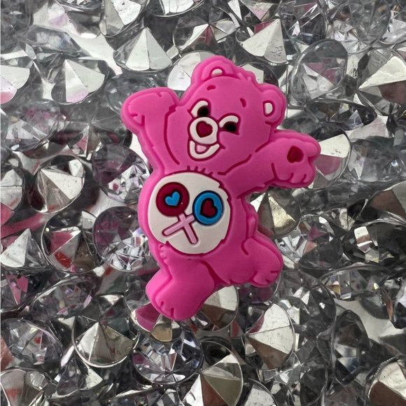 Other - Carebear croc charm snap into croc accessorie cute bear candy 🍭 belly y2k